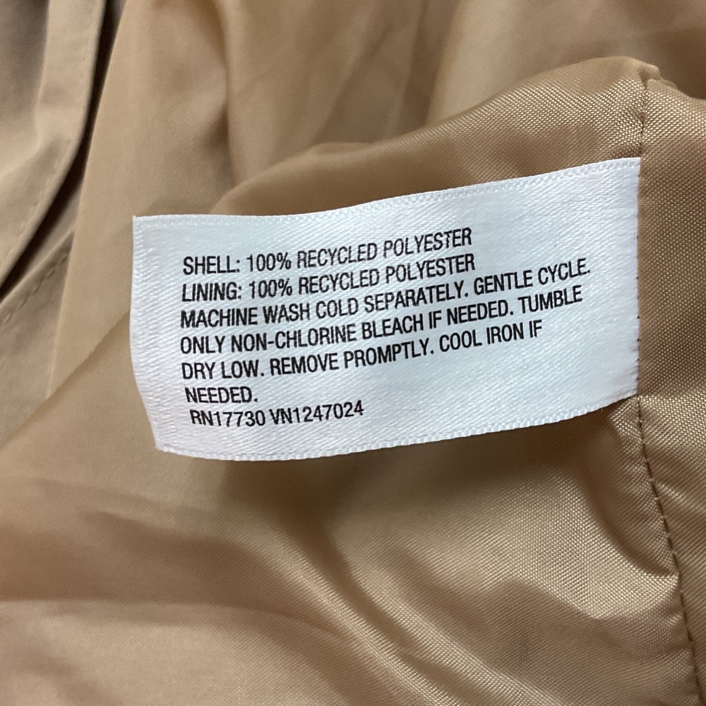 a new day Women's tan Trench Coat - Picture 5 of 5